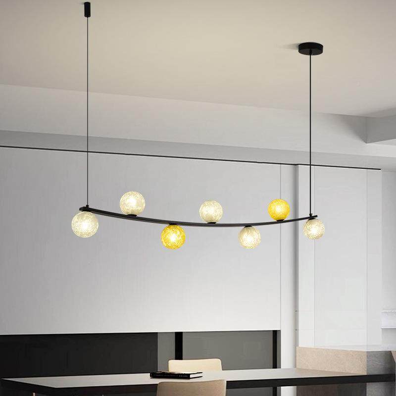 北欧意玻璃圆环形33童客厅灯卧室灯现代儿创房服装餐球厅样板间吊,淘宝优惠券,粉丝福利购,淘宝优惠卷