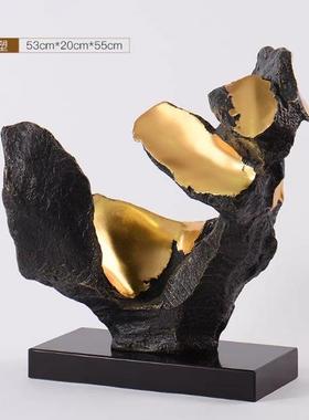 房新中塑式摆件客厅雕奢样板MZP酒店大轻堂软装摆设