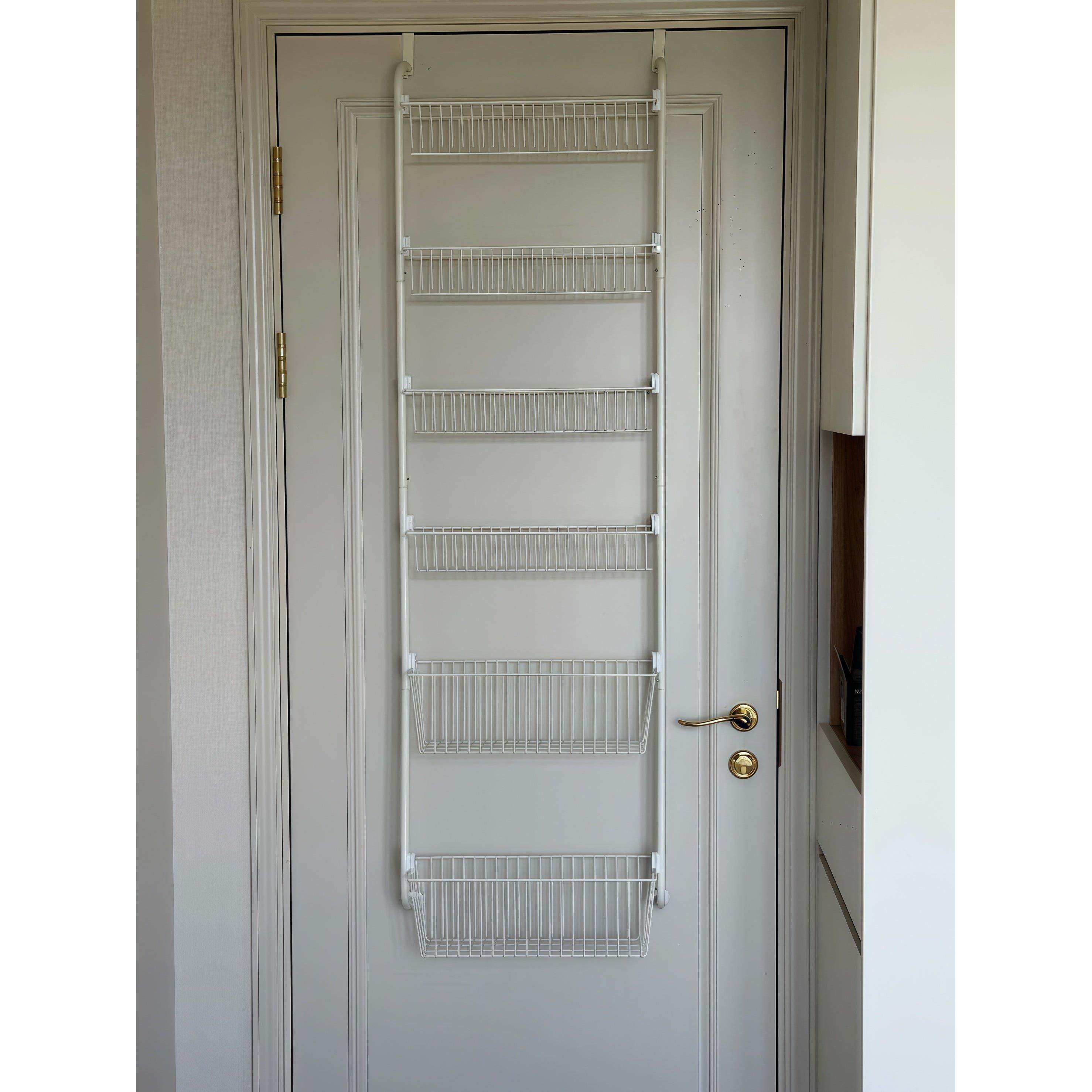 门后夹缝免打孔置物架创意吸盘式多层收纳挂篮浴室卫生间整理挂架,淘宝优惠券,粉丝福利购,淘宝优惠卷