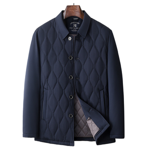 新款中老年男士棉袄爸爸外套棉衣保暖冬衣棉服袄子开衫中年冬装男