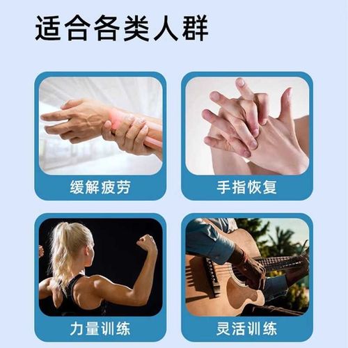 速发握力器手款硅胶新指训训器男士手指可调节健身康复专用练练握 - 图2