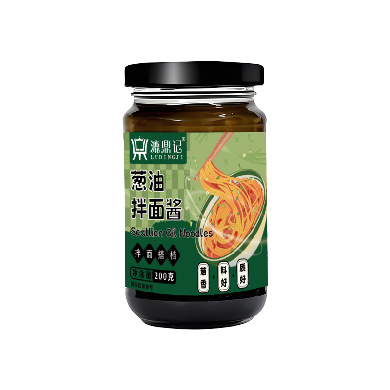 漉鼎记正宗葱油拌面酱200g上海风味拌面拌饭下饭调料酱炸酱面酱汁