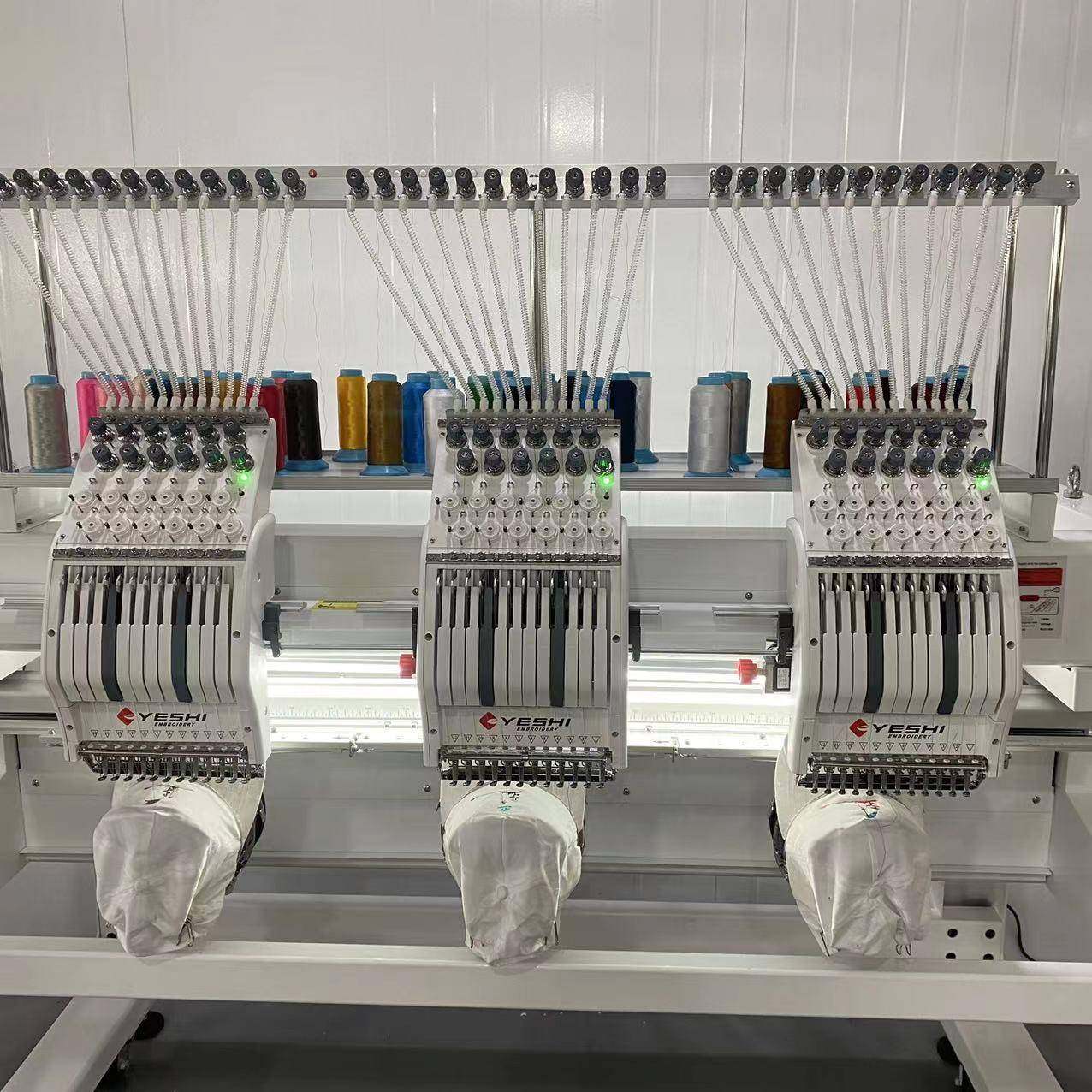 2025款叶氏三头绣花机新款12针成衣绣帽子裁片绣个人电脑绣花机,淘宝优惠券,粉丝福利购,淘宝优惠卷