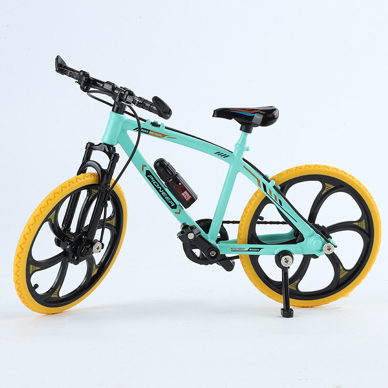 仿真合金1:8自行车可转向滑行单车抖音爆款儿童玩具模型收藏摆件,淘宝优惠券,粉丝福利购,淘宝优惠卷