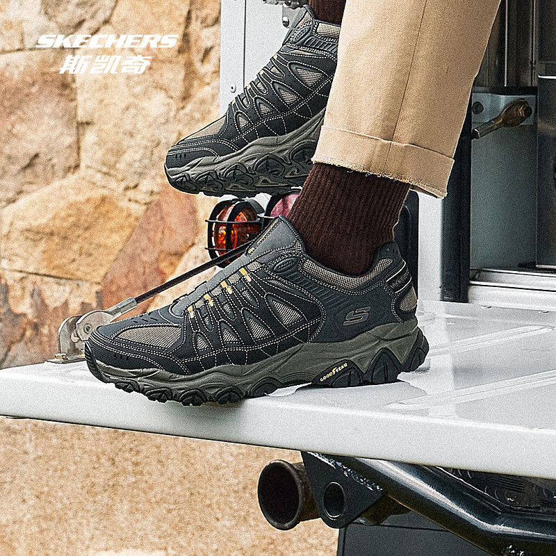Skechers斯凯奇新款复古户外鞋男士大底耐磨抓地舒适时尚百搭,淘宝优惠券,粉丝福利购,淘宝优惠卷