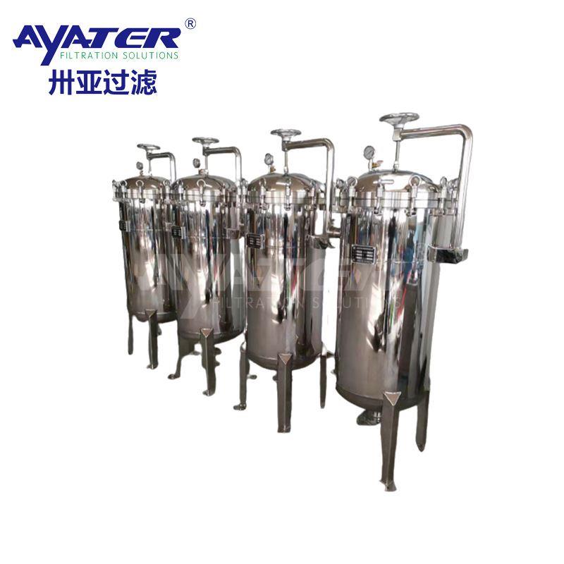 过滤304/316不锈钢精密保安过滤器污水处理设备生产厂家-图1