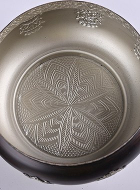 速发藏式民族风八祥罐糌粑盒新款雕刻古铜色收纳吉家用用品家用摆