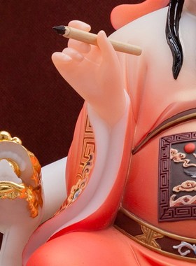 速发用心斋汉白玉文曲星君红衣文昌星君文昌君常像客厅神一工艺摆