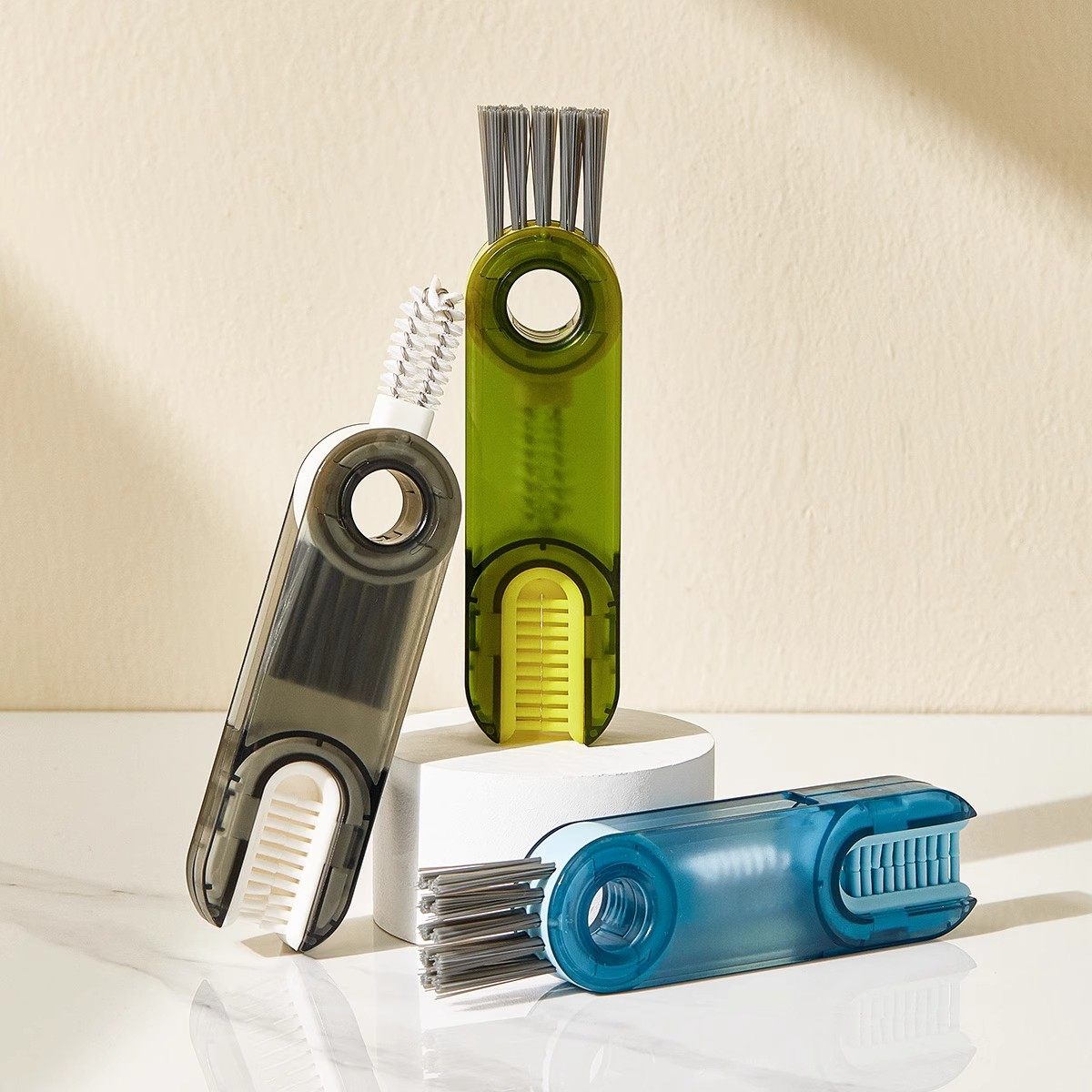 三合一杯盖刷便携式奶瓶刷清洁刷套装杯口刷保温杯刷水杯清洗神器,淘宝优惠券,粉丝福利购,淘宝优惠卷