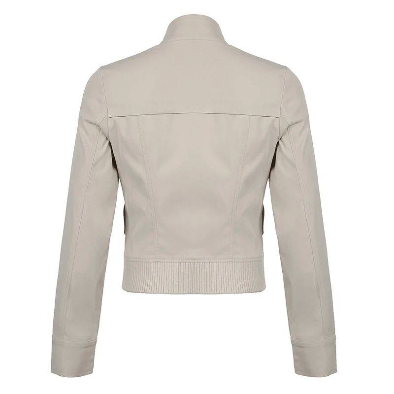 Retro long sleeved workwear jacket women复古长袖夹克衫外套女 - 图3