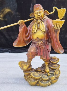 速发铜器西游记师徒四人一套唐僧猪八戒沙和尚斗战圣佛摆件铜像
