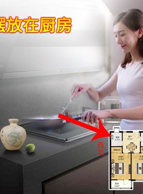 避火龙瓶子土陶瓷罐厨房在西北火烧天门三王摆件乾位黄水晶五帝钱