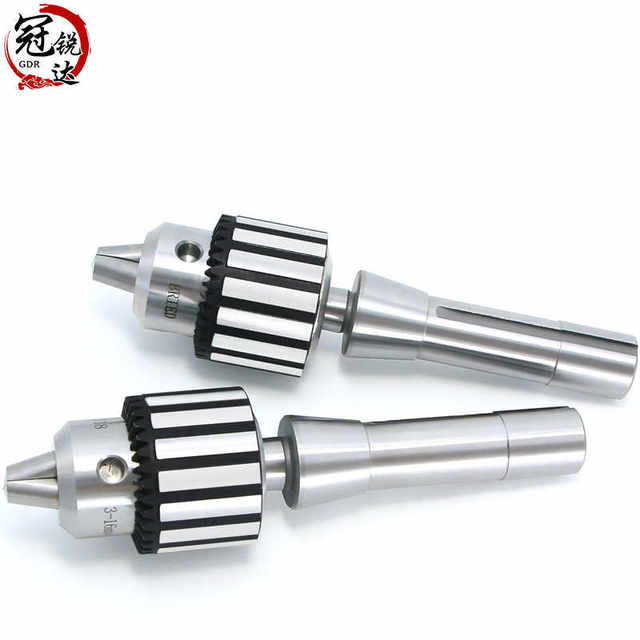 R8 turret milling machine drill chuck connecting rod metric and imperial B16 B18 heavy wrench hand drill chuck set