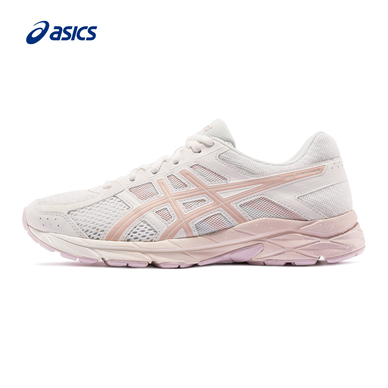 ASICS亚瑟士跑鞋女GEL-CONTEND 4减震透气樱花粉运动鞋T8D9Q-105-图2