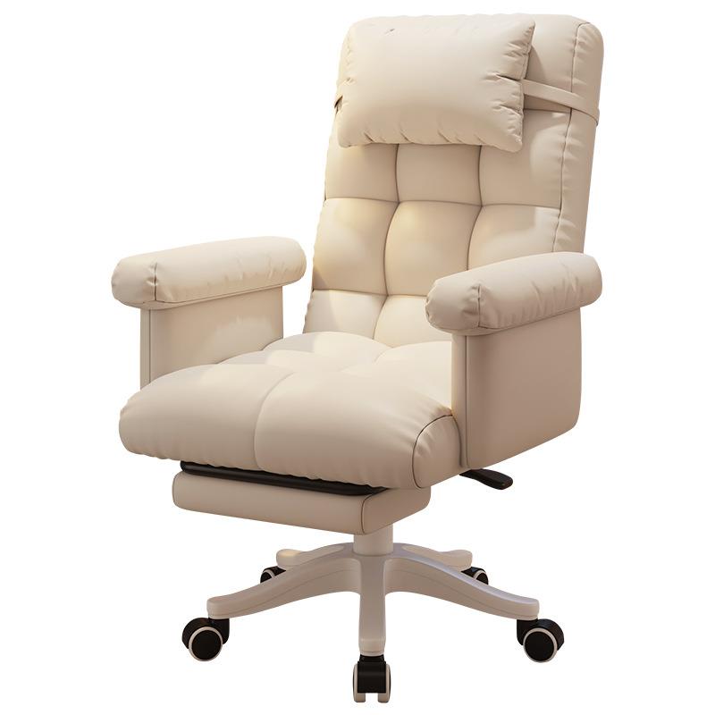 电脑椅办公椅可躺椅午睡家用卧室旋转升降沙发椅子游戏电竞椅脚踏 - 图3