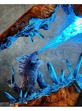 跨境爆款. 树脂灯立体模型环氧树脂父亲节礼物