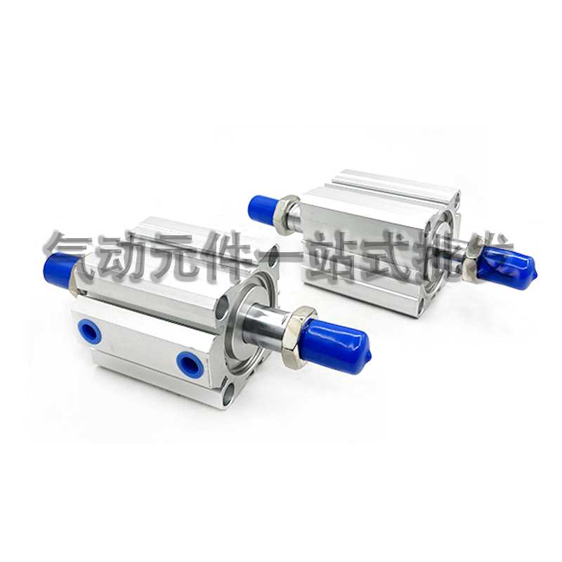 ACQD32X40X5X10X15X20X30X35X60X75X100X25X50SB双轴双出薄型气缸 - 图1