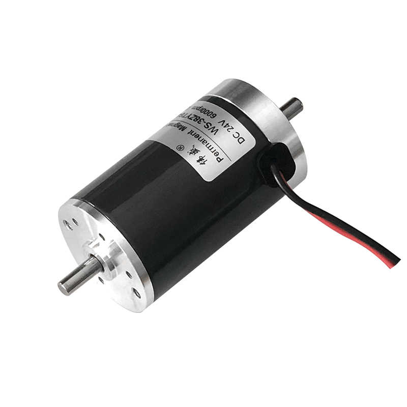 WS-38ZYT64-R直流双轴电机正反转小马达38mm微型调速电机高速马达 - 图3
