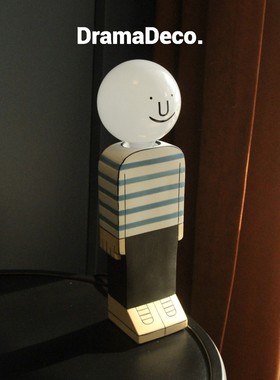 dramadeco/原创手工陶瓷灯创意装饰灯床头灯高颜值生日礼物伴手礼