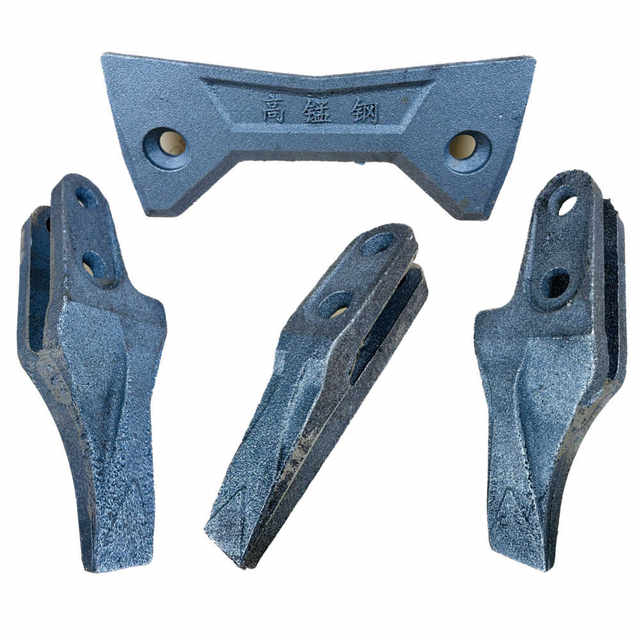 Small loader forklift shovel teeth high strength steel shovel teeth Lugong shovel plate shovel teeth side teeth auxiliary plate Lugong wear-resistant shovel teeth