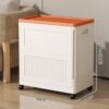 Jian Xujia drawer storage cabinet with wheels plastic toy bedside table 1