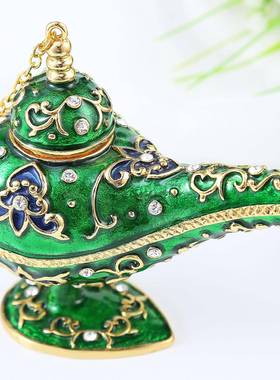 外贸跨境货源欧式创意阿拉丁神灯创意家居摆件许愿灯金属工艺品