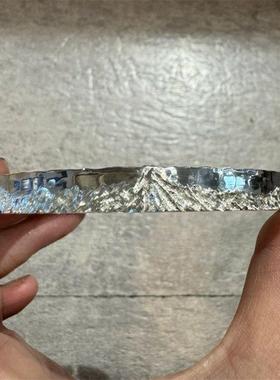 山峰系列雪山之巅手镯原创小众高级感开口手环520情人节男友礼物