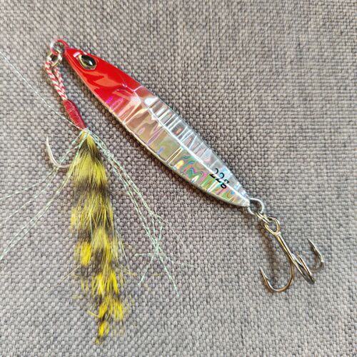 10只装 回手大刀长条铁板逆对称飘E落路亚假饵回首雅翘嘴鳡鱼桂鱼 - 图1