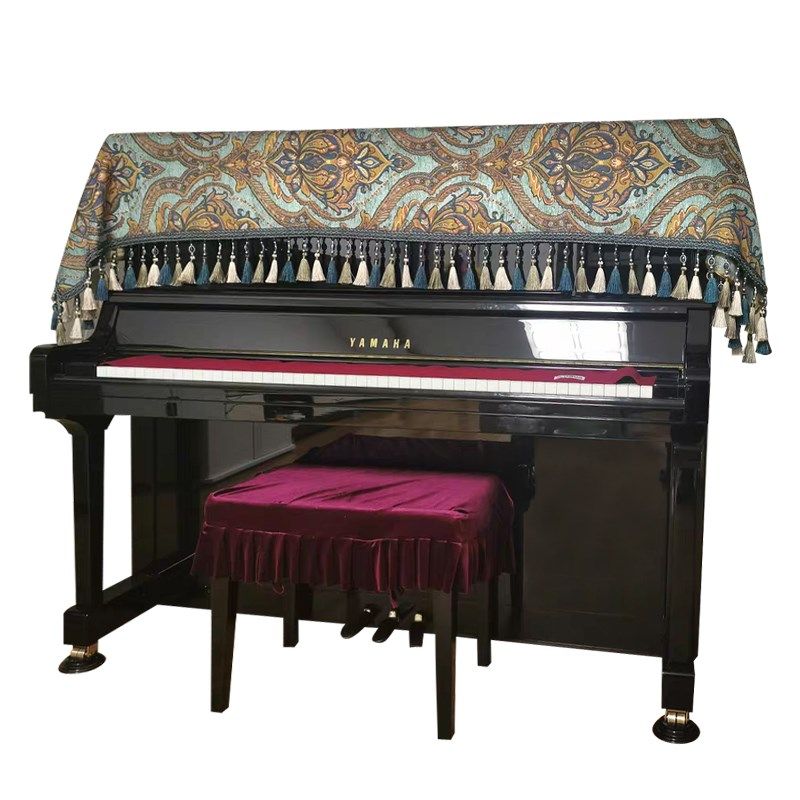 钢琴防尘罩半罩全罩美式轻奢欧式高档奢华现代简约钢X琴凳套罩盖,淘宝优惠券,粉丝福利购,淘宝优惠卷