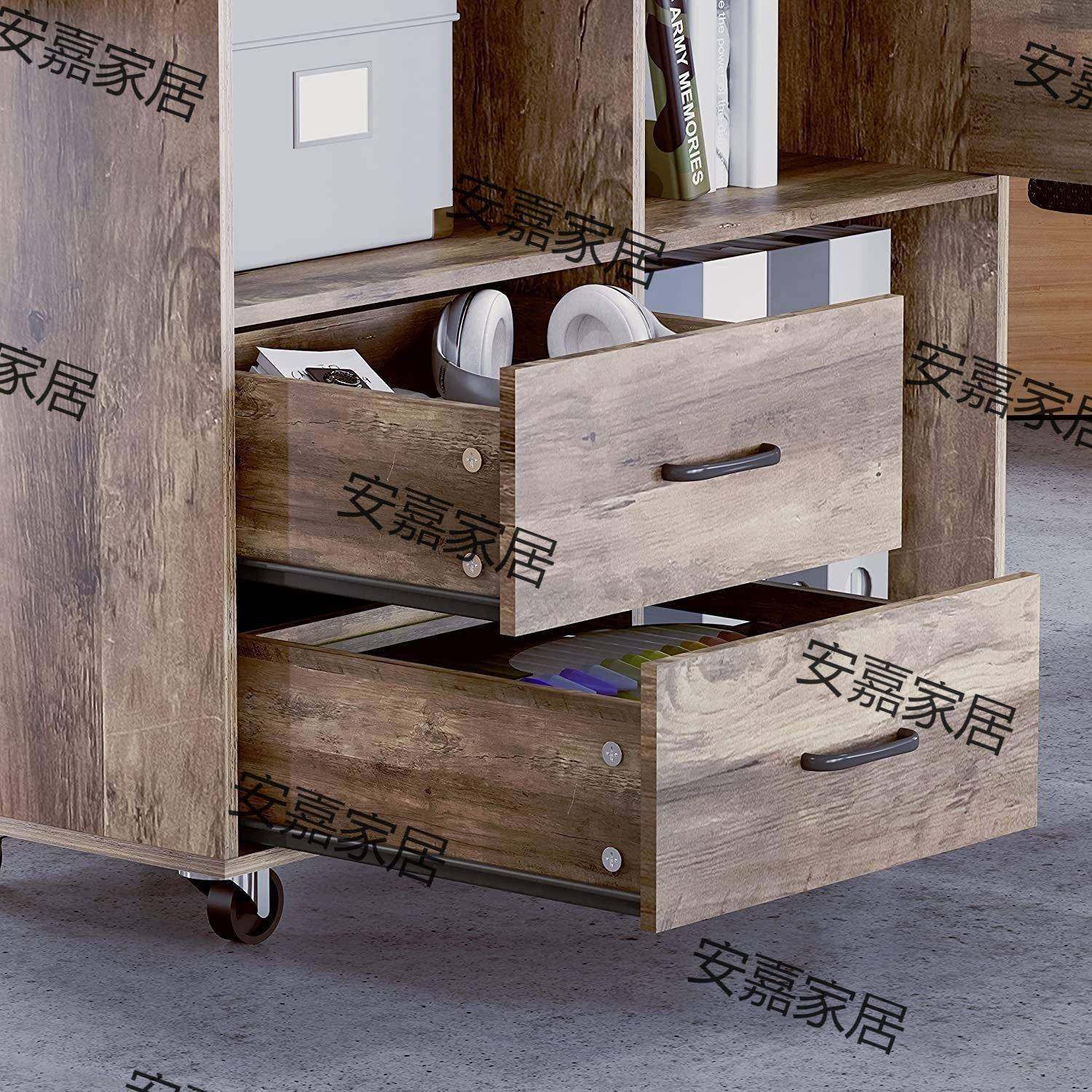 木件文件柜2抽屉A/信移动向横文件柜4NNL办公桌下办公柜打印机架,淘宝优惠券,粉丝福利购,淘宝优惠卷