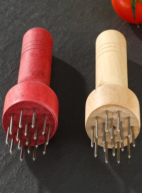 新品不锈钢松肉针牛排针插扣肉烧肉扎肉器嫩肉断筋神器牛扒锤工具