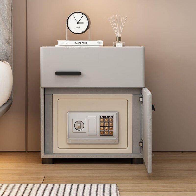 用能床头柜保险箱家一体现代简约多功能无线MNG电卧室收纳充保险,淘宝优惠券,粉丝福利购,淘宝优惠卷