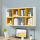 Wall shelf wall hanging bookshelves bedroom partition wall decorative partition living room TV back wall storage rack