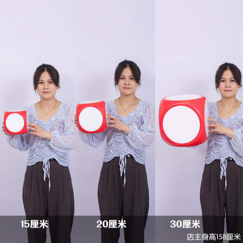 空白泡沫骰子大号可擦写英语教学整蛊接亲促销店庆暖场游戏大道具