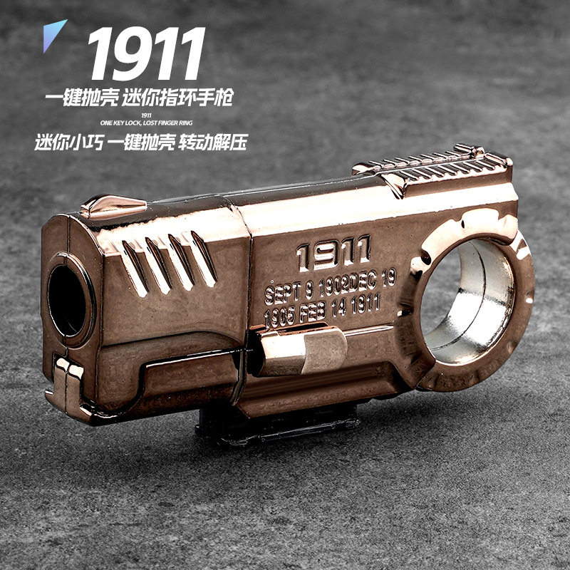 Alloy Mini Ring Gun Finger Gun Agent 007 Special