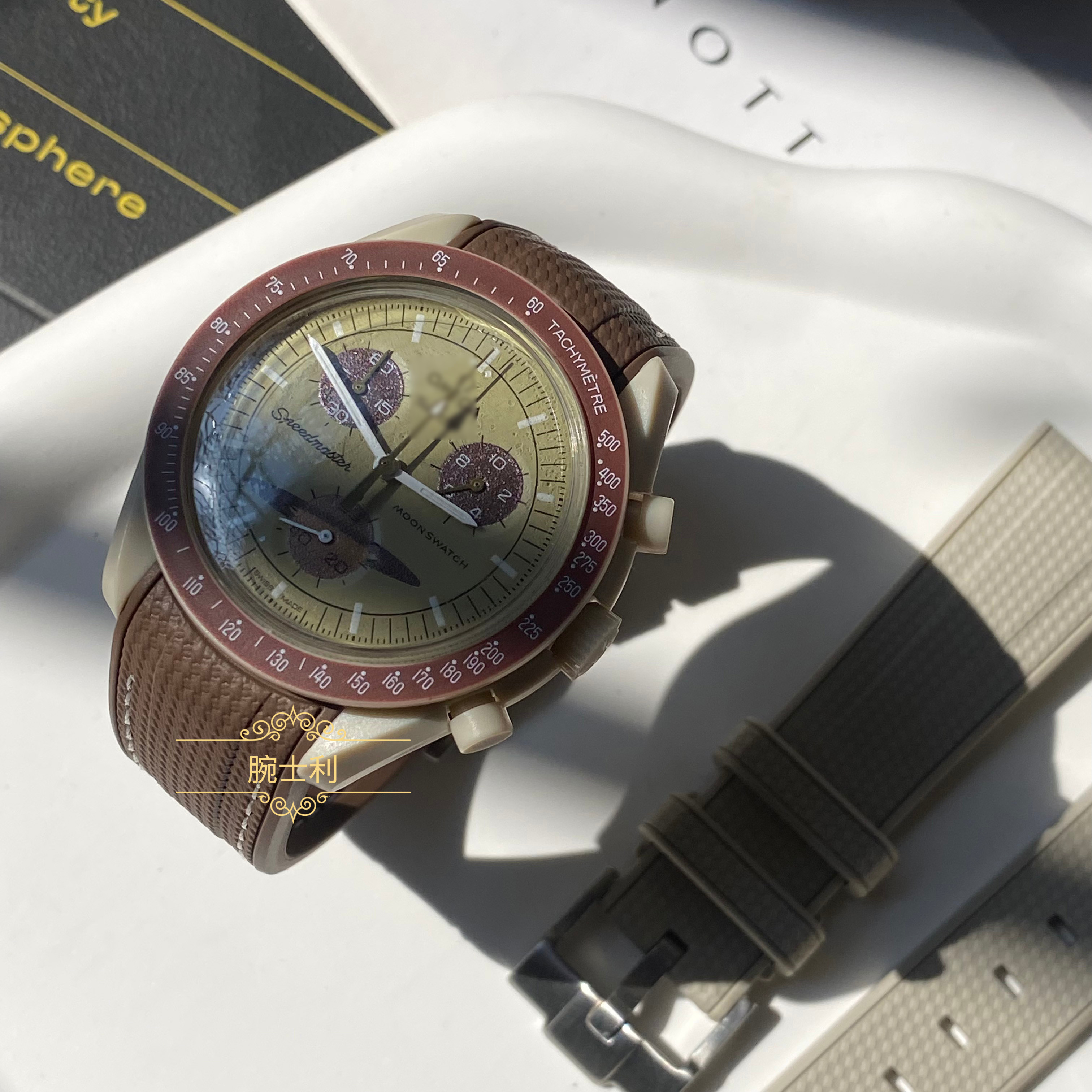 适配Swatch欧米茄联名表带omega Moonswatch土星液态硅胶蝴蝶扣20,淘宝优惠券,粉丝福利购,淘宝优惠卷