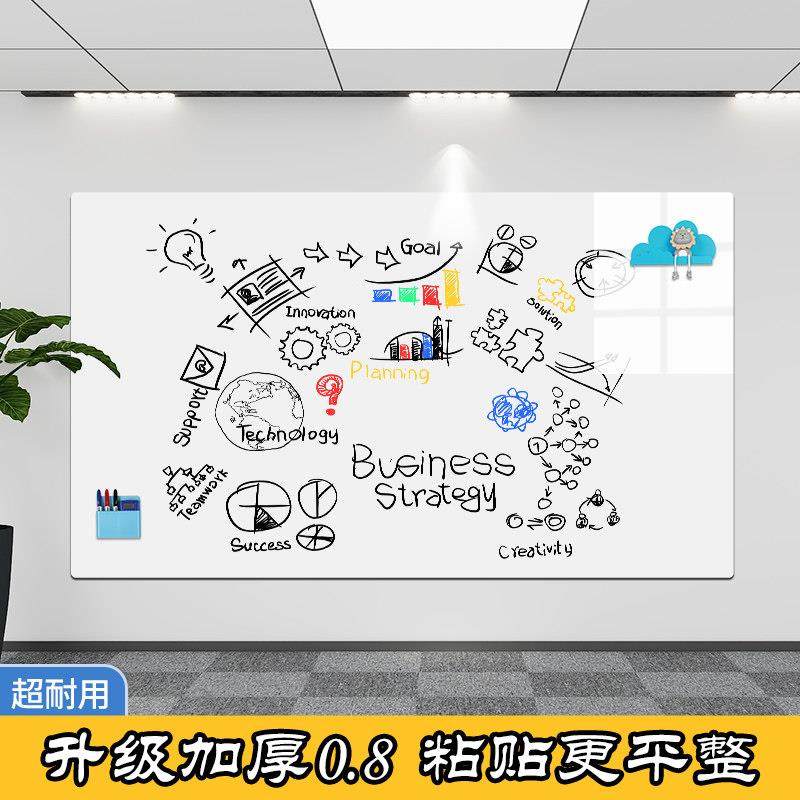 白板墙贴办公教学写字板磁力黑板磁吸板磁性儿童家用涂鸦墙软白板,淘宝优惠券,粉丝福利购,淘宝优惠卷