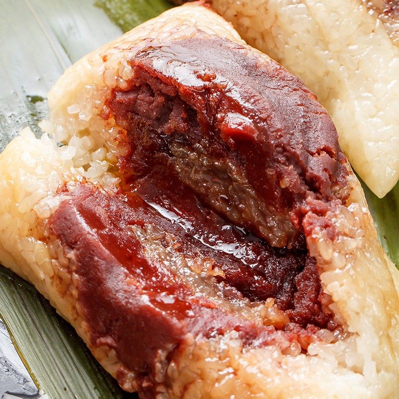 璐坊粽王新鲜短保传统手工豆沙粽 240g*2只 速食早餐 上海甜粽子,淘宝优惠券,粉丝福利购,淘宝优惠卷