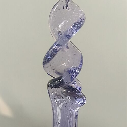 速发浅气泡紫 purple 高硼硅玻璃棒硬料exp060气泡紫 直径约6-8mm - 图0