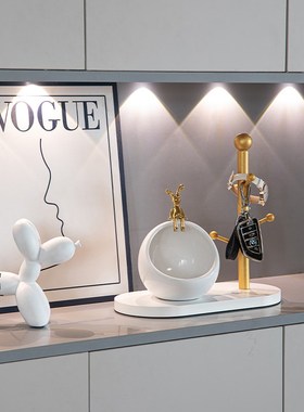 速发客厅户入鞋柜玄关收纳摆件进门口饰物架高级感家居装置品