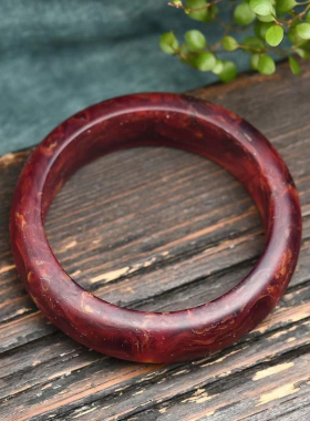 龙涎香玉化手镯!做工精致实物超美!龙涎香真品纯天然,持久留香