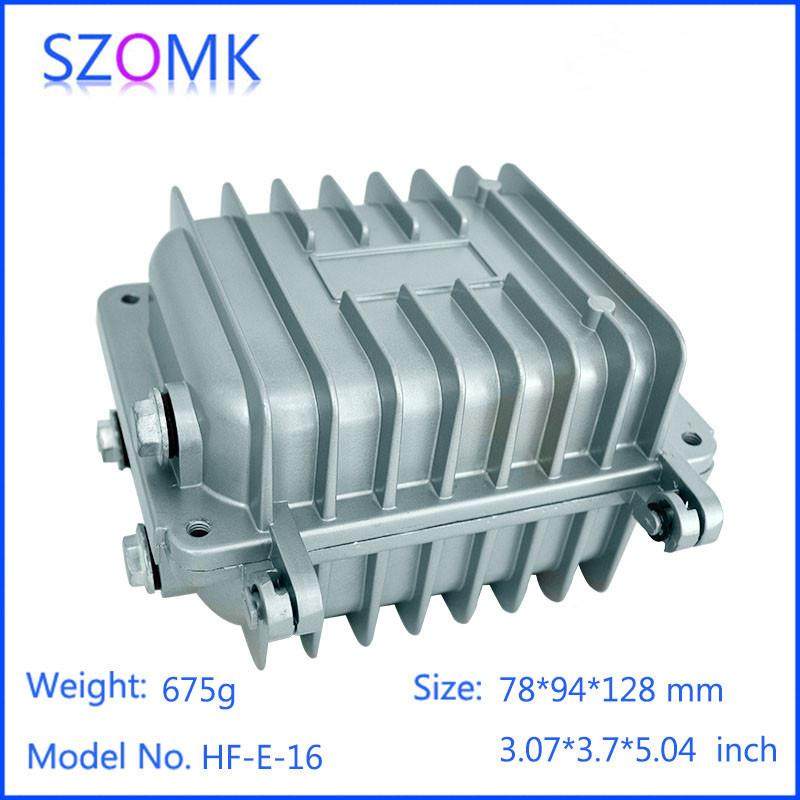 Okom die-cast aluminum shielding box shell cable junction box aluminum alloy chassis waterproof box shell HF-E-16