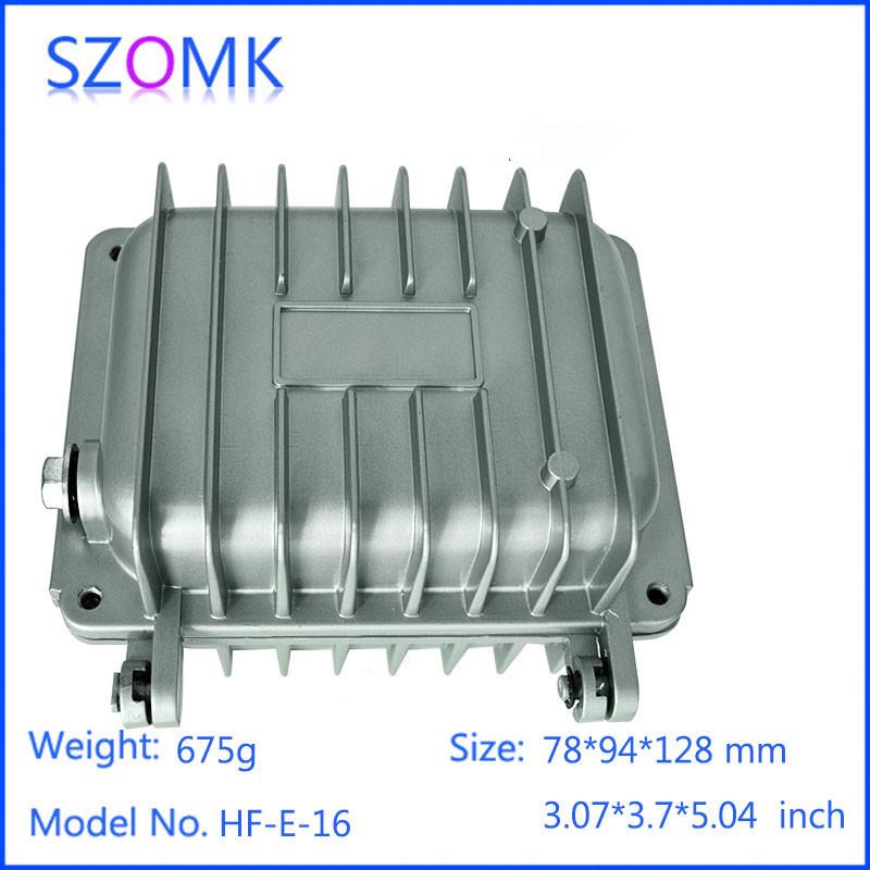 Okom die-cast aluminum shielding box shell cable junction box aluminum alloy chassis waterproof box shell HF-E-16