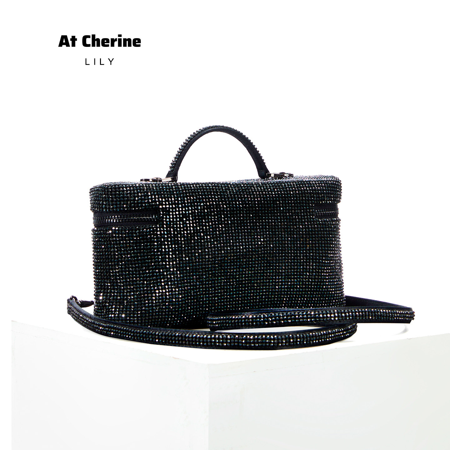 LILY轻奢闪钻包小众钻石包手提单肩斜挎包高级通用款女包,淘宝优惠券,粉丝福利购,淘宝优惠卷