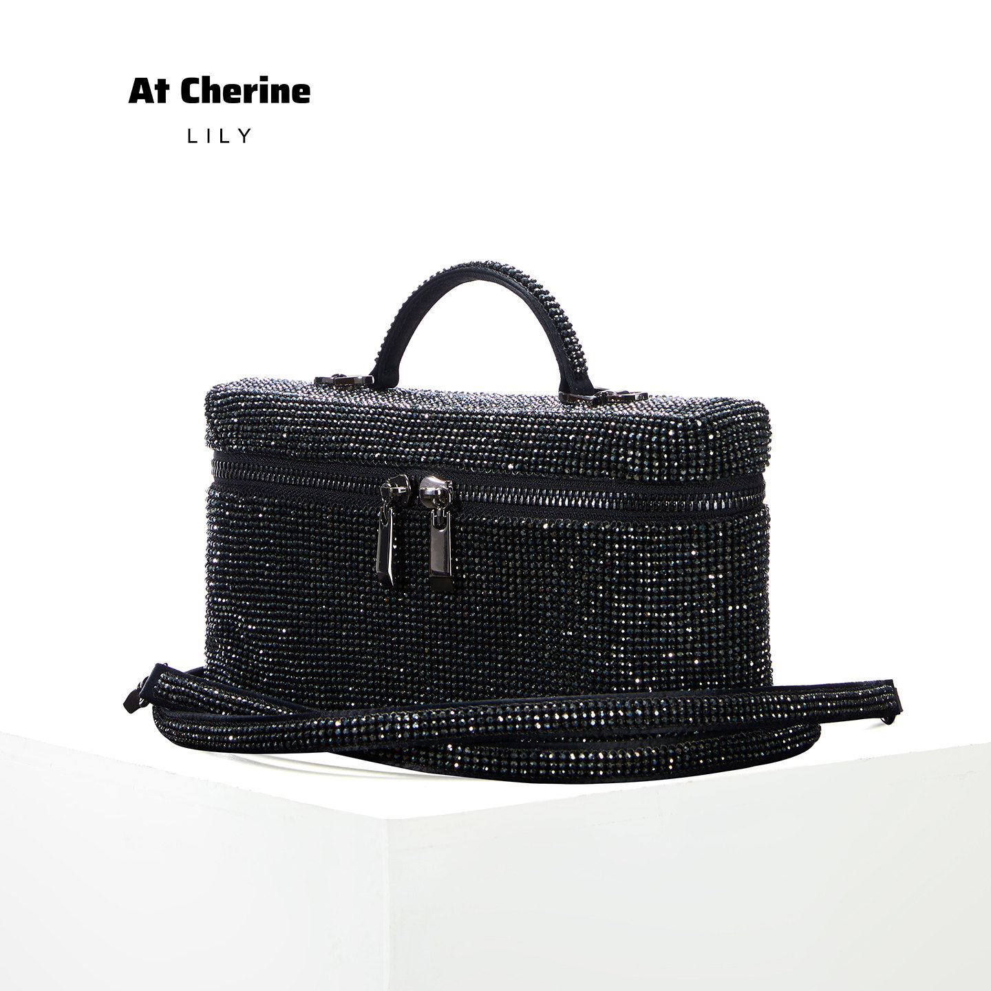 LILY轻奢闪钻包小众钻石包手提单肩斜挎包高级通用款女包,淘宝优惠券,粉丝福利购,淘宝优惠卷