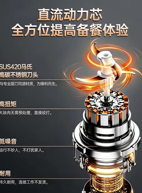 2分钟和面！绞肉蘸料全能料理机
