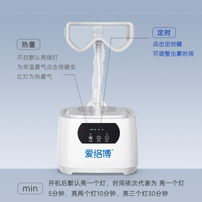 眼睛雾化熏蒸润眼护眼仪缓解眼部疲劳冷热spa干眼症蒸汽热敷