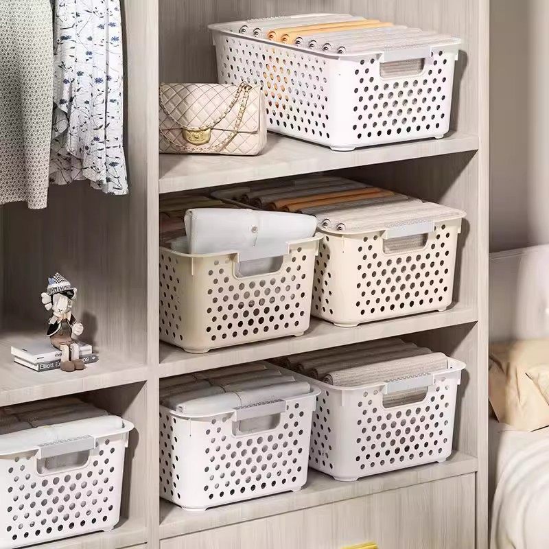 零食杂物收纳筐家用塑料置物篮厨房橱柜储物箱宿舍衣柜衣服整理箱,淘宝优惠券,粉丝福利购,淘宝优惠卷