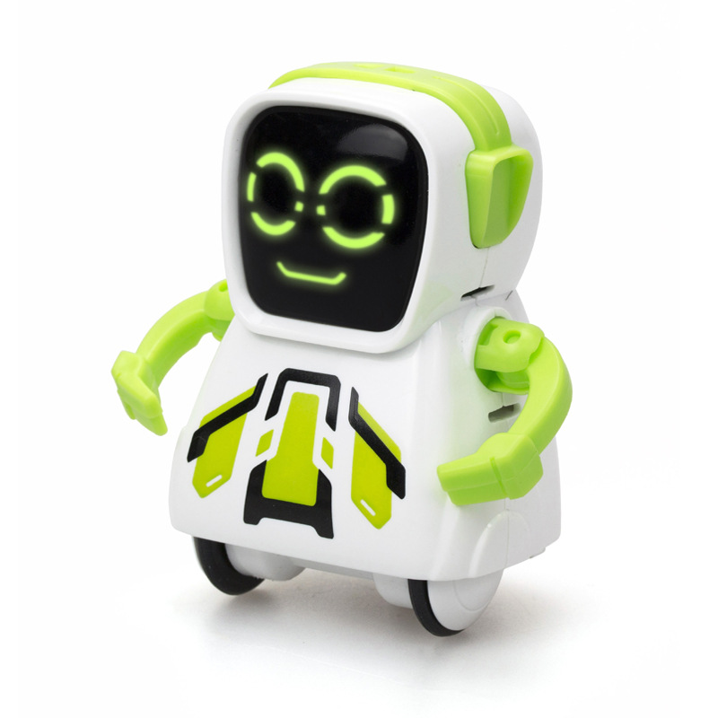 silverlit银辉口袋机器人电动会走声光益智桌面解压儿童玩具礼物 - 图3