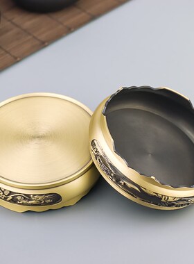 速发铜底座摆件 山水铜底座 文昌座芦葫香炉铜底塔 摆件底座